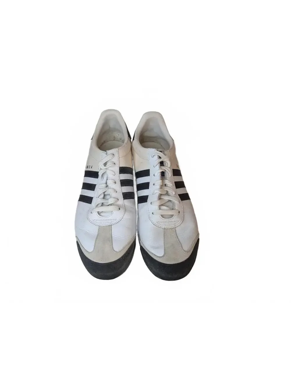 Adidas Samoa Retro White and Black Sneakers Size 13